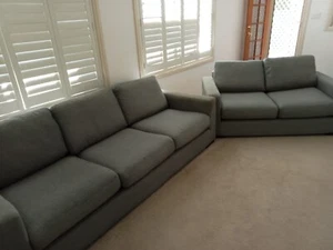 1x3 Seater and 1x2 Seater Lounge Suites. Freedom Furniture - Picture 1 of 1