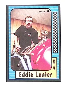 1991 Maxx Racing Card #215 Eddie Lanier