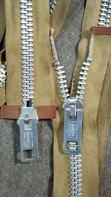 США/Vtg1942-73/"SERVAL" молнии/bge.хлопок/2-сторонний разделения #10 металл 31" алюминий - Изображение 1 из 2