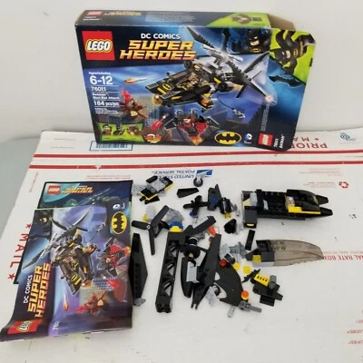 LEGO DC Comics Super Heroes: Batman: Man-Bat Attack 76011 Box Manual INCOMPLETE - Image 1 of 4