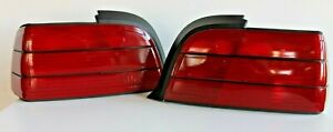 Tail Lights BMW E36 Coupe Convertible OEM Euro Rear Set All red Tinted 1992-1999