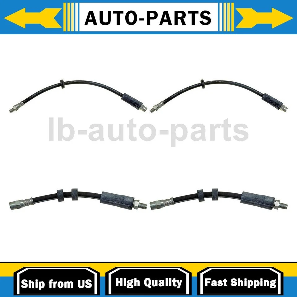 Manguera de freno delantera trasera Dorman 2,3 L para Audi 5000 Quattro 1988 4x Foto 1 de 4