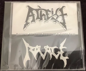ATHEIST R.A.V.A.G.E. RAGING ATHEISTS VOWING A GORY END CD DEMOS DEATH METAL RARE - Picture 1 of 2