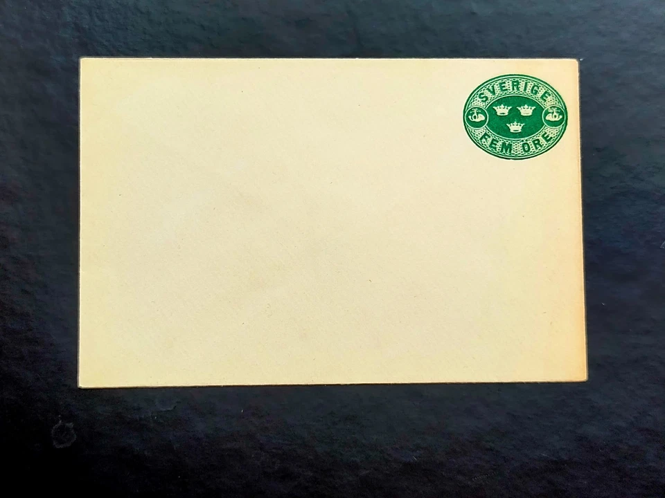 Suecia Embossed Fem Ore. Stamp tc1016 - Image 1 of 1