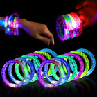 50 pièces bracelets bâtons lumineux, bracelets néon brillent dans l'obscurité, fournitures de fête à LED