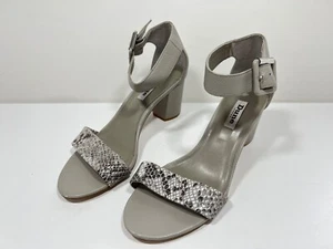 Dune London Block Heel Joye Size 6.5 Strappy Sandals Buckle Summer Shoe - Picture 1 of 13