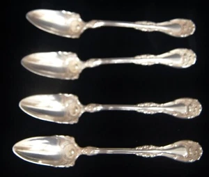 LOT OF 4 HANOVER WM A. Rogers Silverplate A1 Citrus Spoons 6" - Imagen 1 de 6