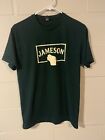 Jameson Whisky Graphic Tee Shirt Size Medium Green Wisconsin Logo