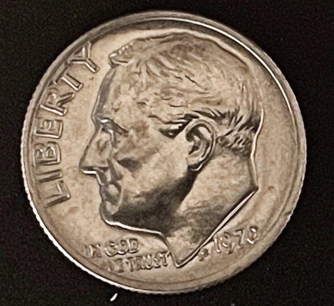 1970 P 10c UNCIRCULATED ROOSEVELT DIME Cover