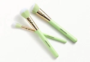 NEW SLMISSGLAM Green Trio Brush Set - Picture 1 of 2