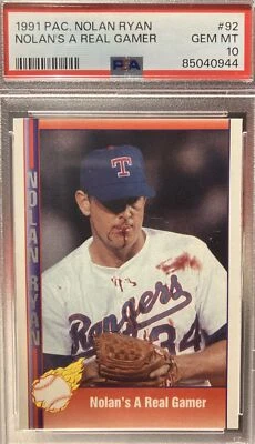 1991 Pacific Nolan Ryan ⚾️ Texas Express -  Real Gamer   PSA  10 🔥 - Image 1 of 3