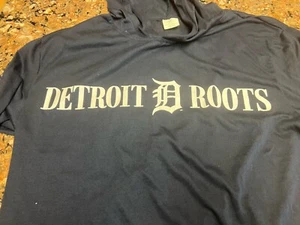 Detroit Roots Large Hooded Shirt Eminem Royce Sean D Tigers Pistons Red Wings - Picture 1 of 7