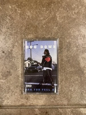 Dru Down Can You Feel Me SEALED Cassette RELATIVITY - Image 1 of 4