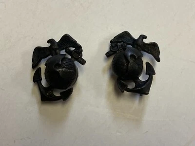 ega024 1920-30s USMC Hombre Alistado Cuello Bronce Variación EGA R5C Foto 1 de 2