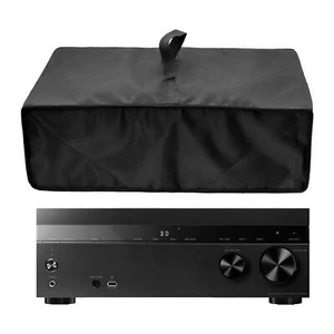NEW Durable Household Black Quality Nylon Fabric Dust Case Stereo Receiver Cover - Afbeelding 1 van 11