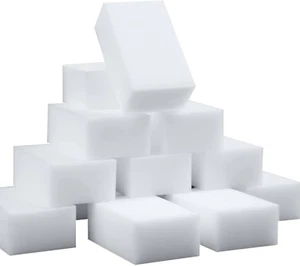 100 Pack Magic Sponge Eraser Extra Thick and Long Lasting Melamine Cleaning Spon - Picture 1 of 12