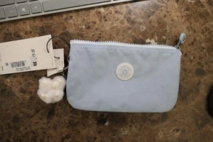 Kipling Creativity Large Pouch Multifunction Beauty Organizer Wallet Frost Blue - Picture 1 of 1