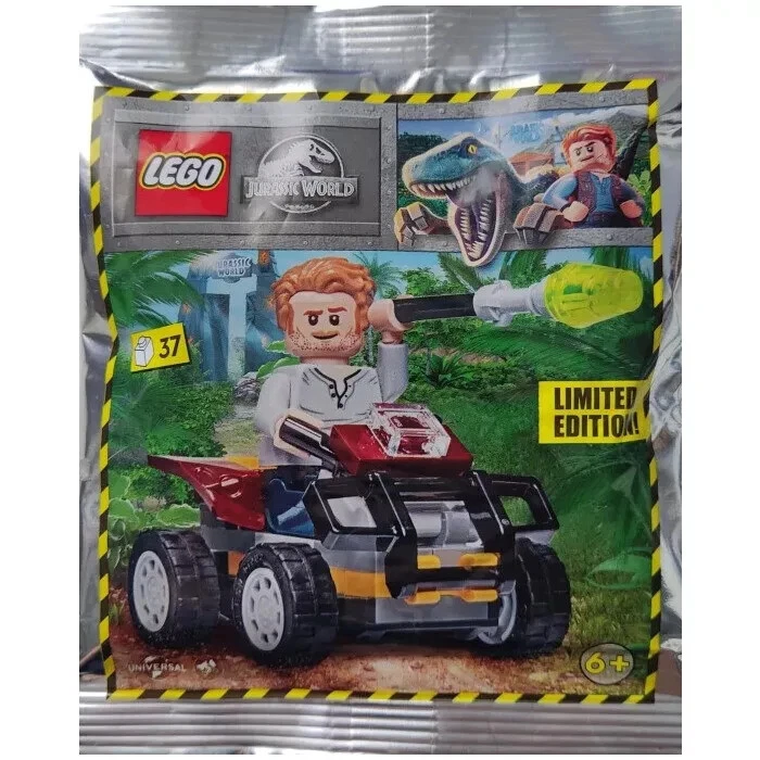 LEGO Jurassic World Owen con Bolsa Cuádruple de Lámina 122223 (SELLADO) Foto 1 de 1