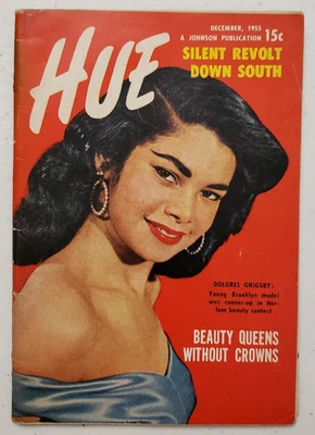 Hue Magazine December 1955 Christmas~One Armed Golfer~Black History/Civil Rights - Image 1 of 4