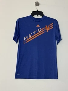 ADIDAS NY NEW YORK METS CLIMALITE BOYS SIZE L-G 14/16 - Picture 1 of 3