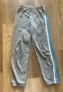 Aviator Nation Sweatpants Kid’s Size 10 Blue Side Stripe Logo Pants Girls Boys - Picture 1 of 4