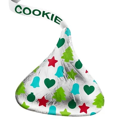 HERSHEY'S KISSES SUGAR COOKIE White Crème, Holiday Treat (4 Pound Bag) LIMITED ! - Image 1 of 4
