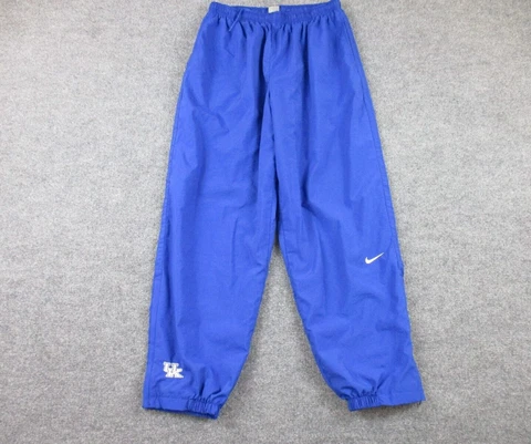 Y2K Nike Kentucky Wildcats Pants Adult 2XL Blue Pullon Track Lined Ankle Zip Men Cover