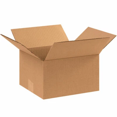 50 - 10 x 9 x 6 Corrugated Shipping Boxes Storage Cartons Moving Packing Box - Image 1 of 2