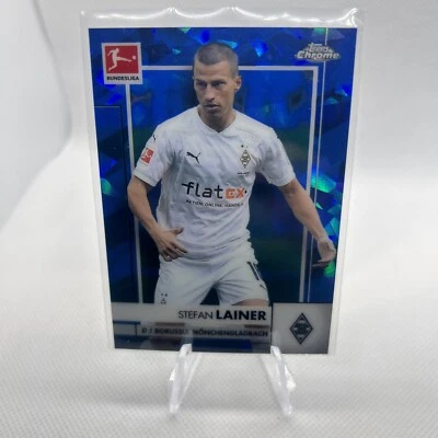 2021 TOPPS CHROME BUNDESLIGA SAPPHIRE #78 STEFAN LAINER MONCHENGLADBACH - Image 1 of 2