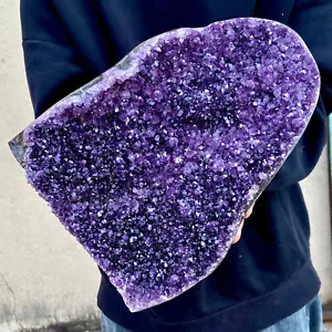 11.3LB Natural amethyst cave quartz crystal cluster mineral specimen healing - Afbeelding 1 van 13