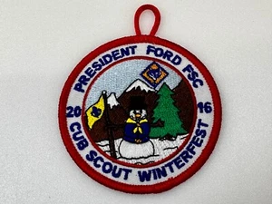 President Ford FSC Cub Scout Winterfest Boy Scouts of America 2016 Patch - Picture 1 of 5
