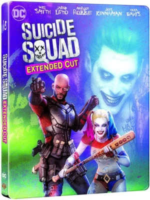 "SUICIDE SQUAD" Extended - DC Fantasy Action - ltd BLU RAY STEELBOOK Frankreich - Bild 1 von 4