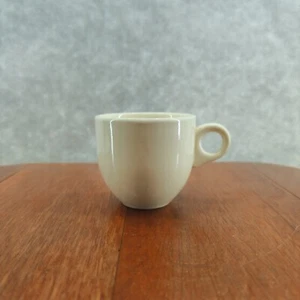 Tea or Cappuccino Small Cup Off White USA EUC - Picture 1 of 7
