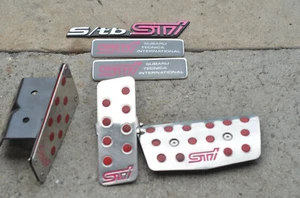 98-02 Subaru Forester SF5 Foot Pedals A/T With Emblem Set JDM - Picture 1 of 12