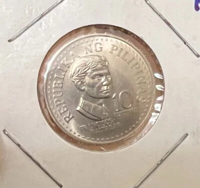 Philippines 10 Sentimos 1975 FM in BU condition only 5,875 minted - Image 1 of 2