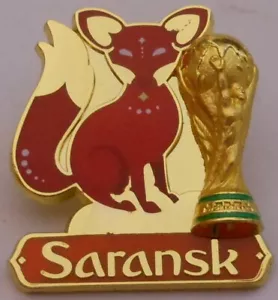 Fußball WM 2018 Saransk Offizieller Host City Pin Pokal Anstecker Russland FP108 - Bild 1 von 2