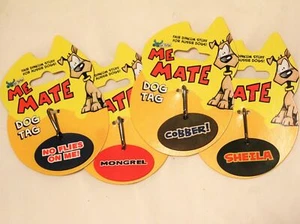 Me Mate Dog Tag - Fair Dinkum Stuff for Aussie Dogs - Pet Moose - Picture 1 of 1