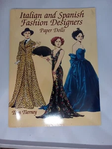 Dover Paper Dolls Ser.: Italienische und spanische Modedesigner Papierpuppen von Tom - Bild 1 von 5