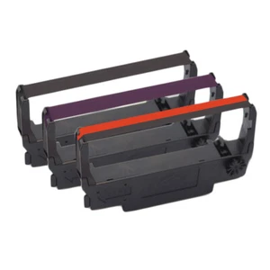 Cartucho de cinta de impresora compatible con Epson ERC-38B/R TM-300B 300D TM210 TM80 - Imagen 1 de 7