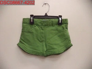 NWT - Boboli Girls Green Stretch Twill Ruffle Hem Shorts, Size 5 8434484999833 - Picture 1 of 9