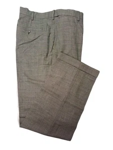 Lands' End Men's Comfort Waist Flat Front Wool Pants 36x32 NWOT - Picture 1 of 1