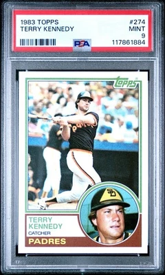 1983 Topps Terry Kennedy #274 PSA 9 - Image 1 of 2