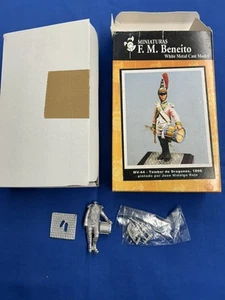 FM Beneito Metal Blanco Fundido Modelo MV-44 Tambor De Dragones 1806 Miniatura Nuevo de Lote Antiguo - Imagen 1 de 4