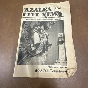 Azalea City News - Mobile’s Cemeteries - Halloween special 1977 - Mobile Alabama - Picture 1 of 3
