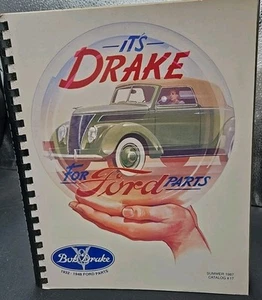 Vintage Bob Drake Reproductions 1932-1948 Catalog 17 1987 Ford Parts Book - Picture 1 of 6
