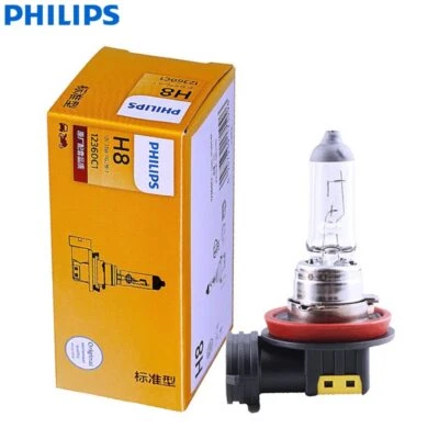 Philips Vision H8 12V 35W PGJ19-1 Original Headlight Car Fog Lamp Halogen Bulbs - Image 1 of 4
