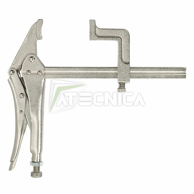 Pinza a pressione con morsetto Fervi 0121 bocca 155 mm