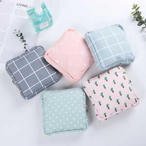 Card Holder Cosmetics Storage Bag Sanitary Pouch Coin Purse Sanitary Pad Bags