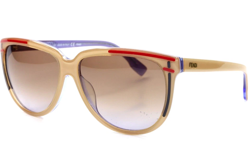 Gafas de sol Fendi FS5279 207 beige acetato diseñador Italia nuevas auténticas 57 mm Foto 1 de 4
