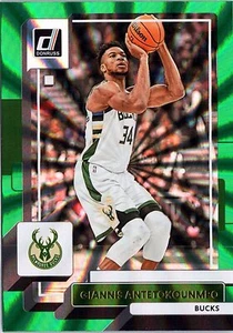 2022-23 Donruss #53 Giannis Antetokounmpo Holo Laser Green - Picture 1 of 2